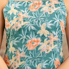 EthniFlair Paisley Printed Square Neck Kurti