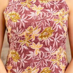 EthniFlair Paisley Printed Square Neck Kurti