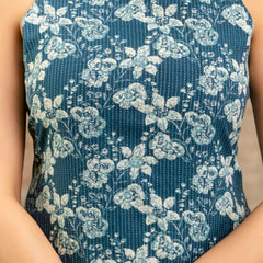 EthniFlair Paisley Printed Square Neck Kurti