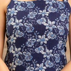 EthniFlair Paisley Printed Square Neck Kurti