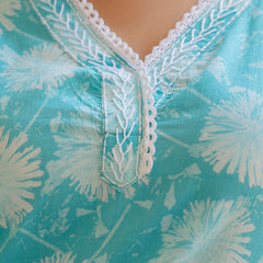 EthniFlair Floral Printed Kurta with Pyjamas & Dupatta