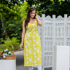 EthniFlair Floral Printed Kurta