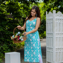 EthniFlair Floral Printed Kurta