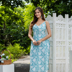 EthniFlair Floral Printed Kurta