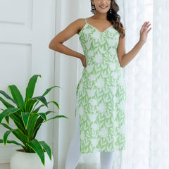 EthniFlair Floral Printed Kurta