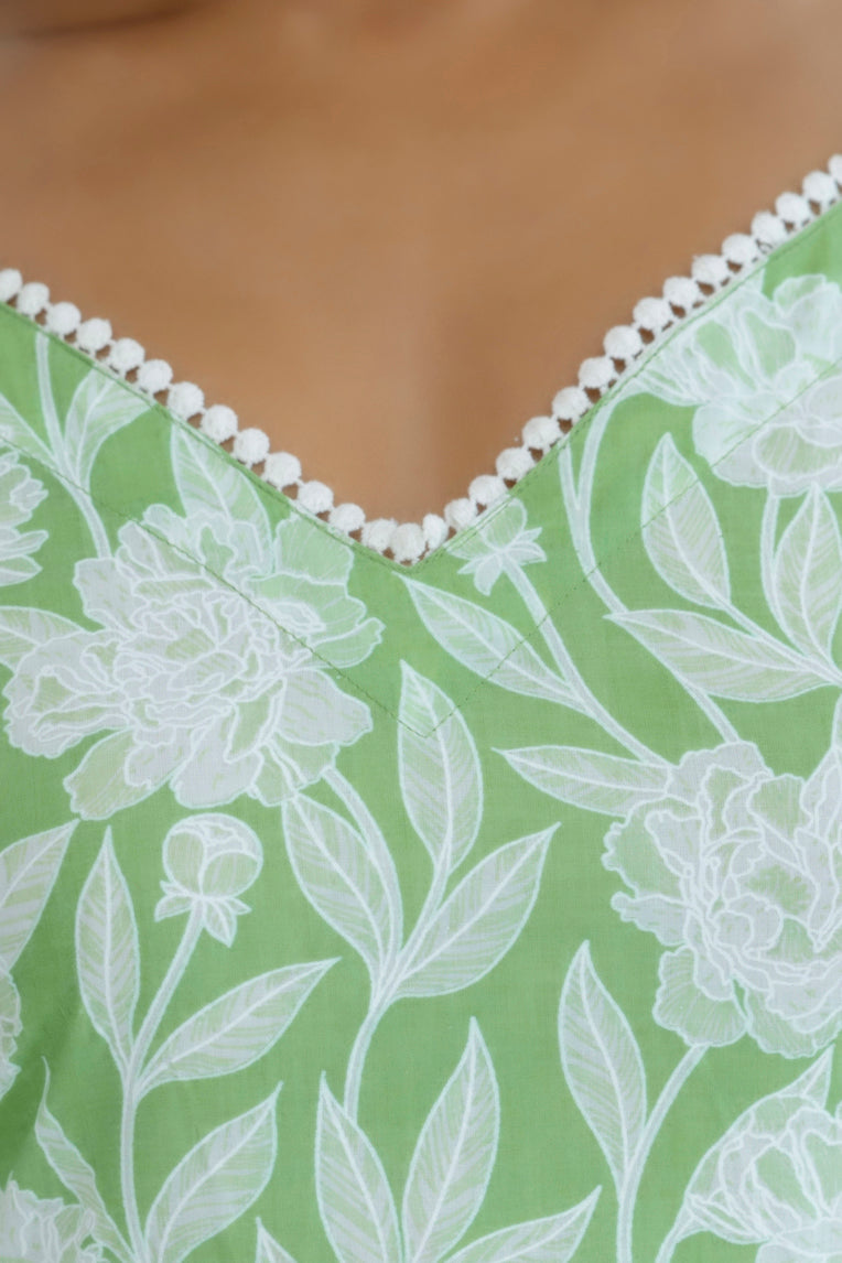 EthniFlair Floral Printed Kurta