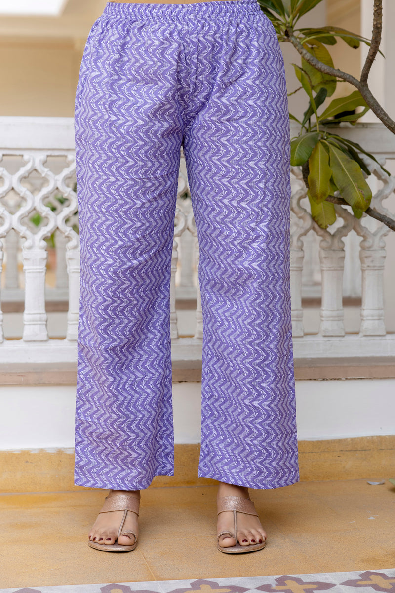 EthniFlair Floral Printed Thread Work Anarkali Kurta With Trousers And Dupatta