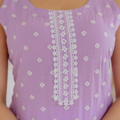 EthniFlair Ethnic Motifs Printed Sequinned Floral Kurta