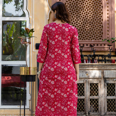 EthniFlair Floral Embroidered Kurta with Patiala & Dupatta