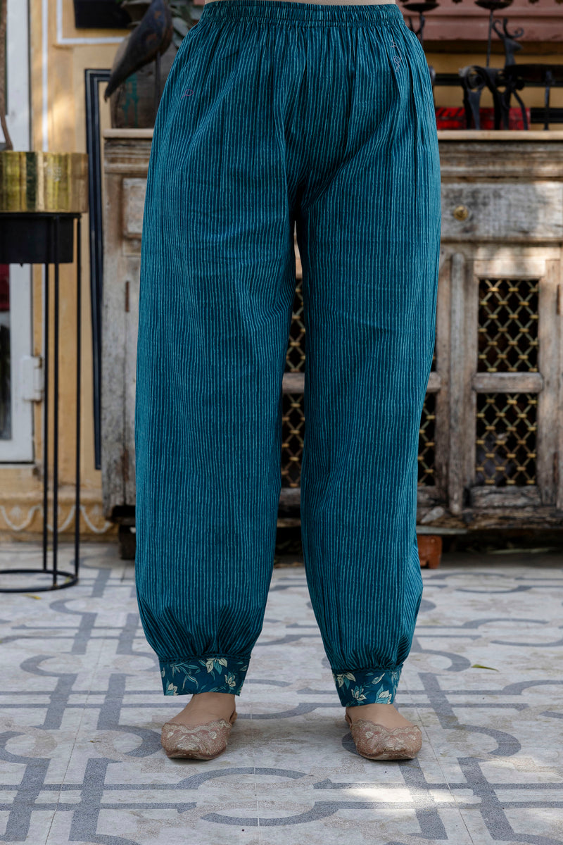 EthniFlair Floral Embroidered Kurta with Patiala & Dupatta