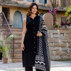 EthniFlair Kurta with Pyjamas & Dupatta