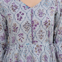 Women Cotton Anarkali Kurta with Dupatta