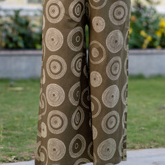 Cotton Aari work Kurta with Palazzo & Dupatta