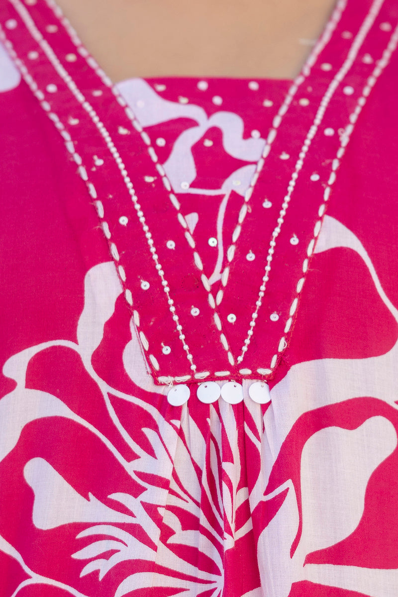EthniFlair Floral Printed V Neck Straight Kurta & Trousers With Dupatta