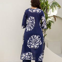 EthniFlair Floral Printed Kurta with Trousers & Dupatta