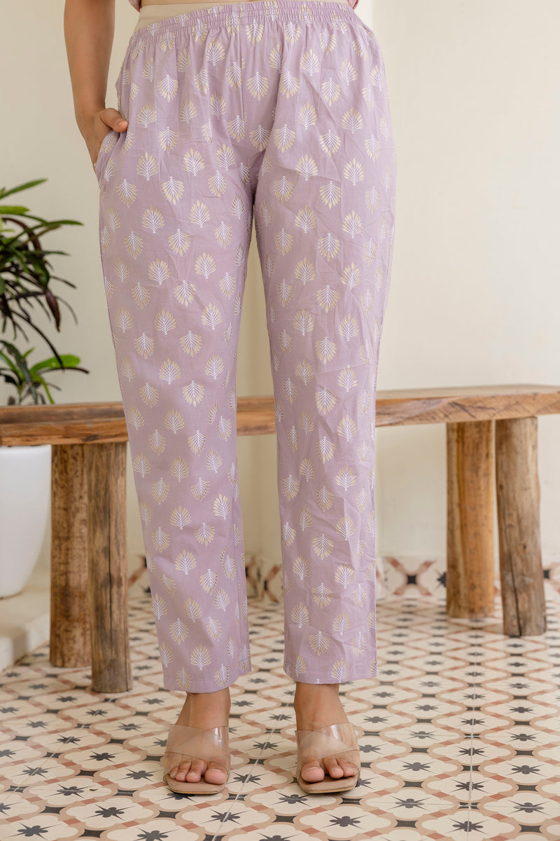 EthniFlair Floral Printed Shoulder Straps Kurta With Trousers & Dupatta