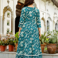 EthniFlair Ethnic Motifs Embroidered Kurta with Pyjamas & Dupatta