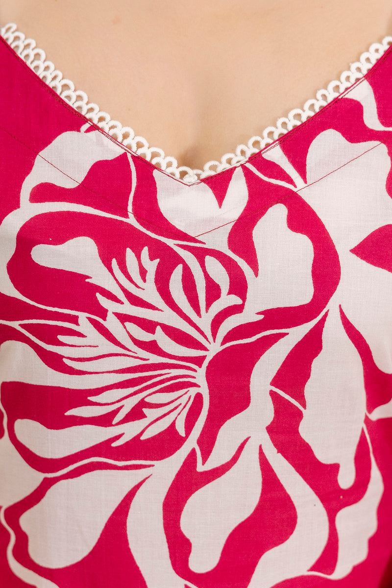 EthniFlair Sleeveless Floral Kurta