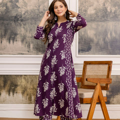EthniFlair Floral Printed A-line Kurta Set