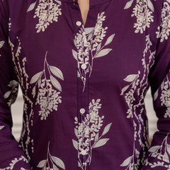 EthniFlair Floral Printed A-line Kurta Set