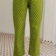 Women Floral Printed Panelled Pure Cotton Kurta with Trousers & Dupatta