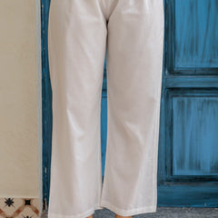 EthniFlair Floral Empire Phulkari Kurta & Palazzos With Dupatta