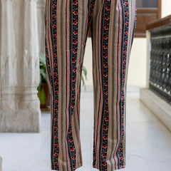 EthniFlair Floral Printed Empire Kurta with Trousers & Dupatta