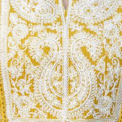 EthniFlair Floral Printed Notch Neck Anarkali Kurta & Trousers With Dupatta