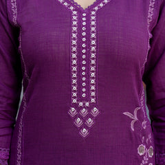 EthniFlair Ethnic Motifs Embroidered Kurta with Trousers & Dupatta