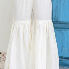 EthniFlair Floral Printed Gotta Patti Kurti with Sharara & Dupatta