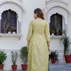 EthniFlair Floral Printed Kurta with Palazzos & Dupatta