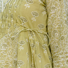 EthniFlair Floral Printed Kurta with Palazzos & Dupatta