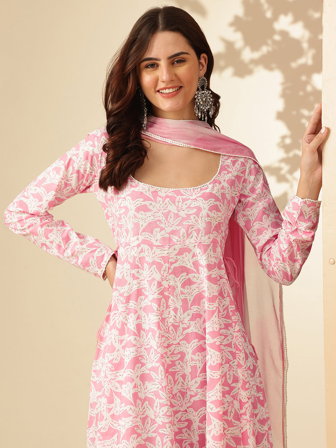 EthniFlair Women Floral Printed Floral Kurta