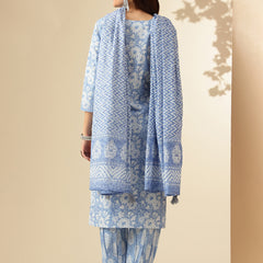EthniFlair Floral Printed Embroidered Kurta with Patiala & Dupatta