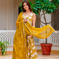 EthniFlair Floral Printed Floral Anarkali Kurta