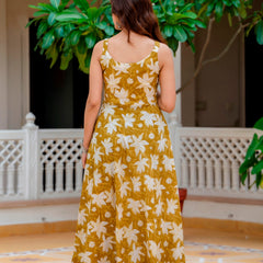 EthniFlair Floral Printed Floral Anarkali Kurta