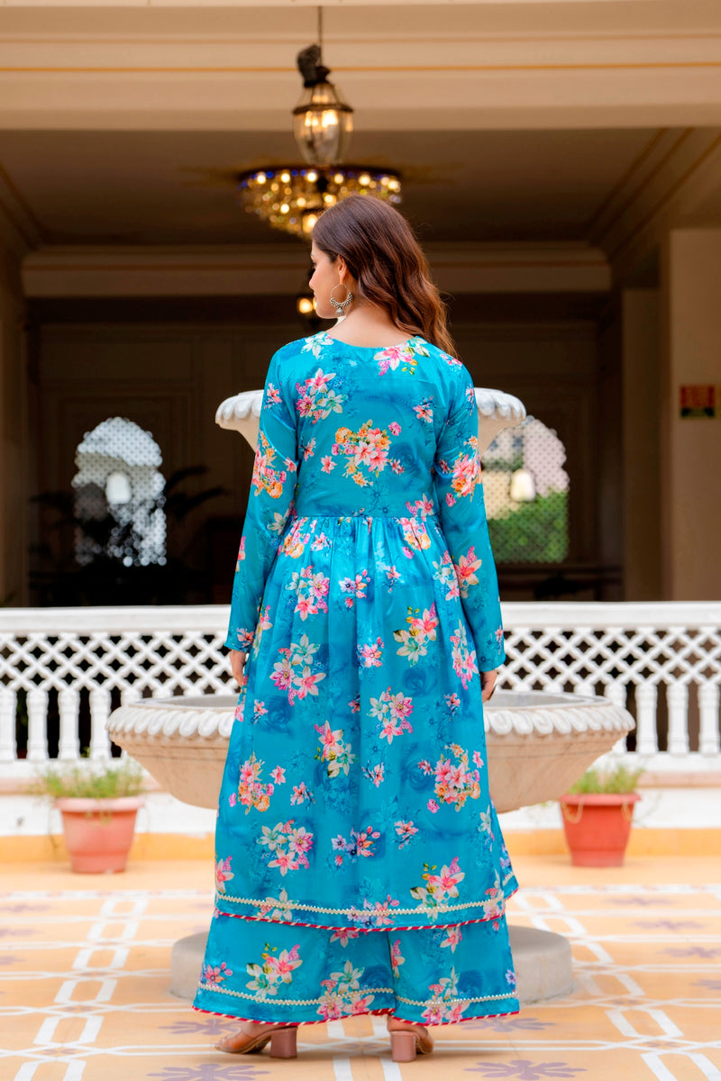 Women Embellished & Embroidered A-Line Kurta Set