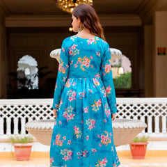 Women Embellished & Embroidered A-Line Kurta Set