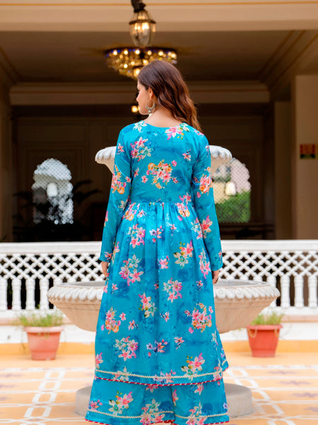 Women Embellished & Embroidered A-Line Kurta Set