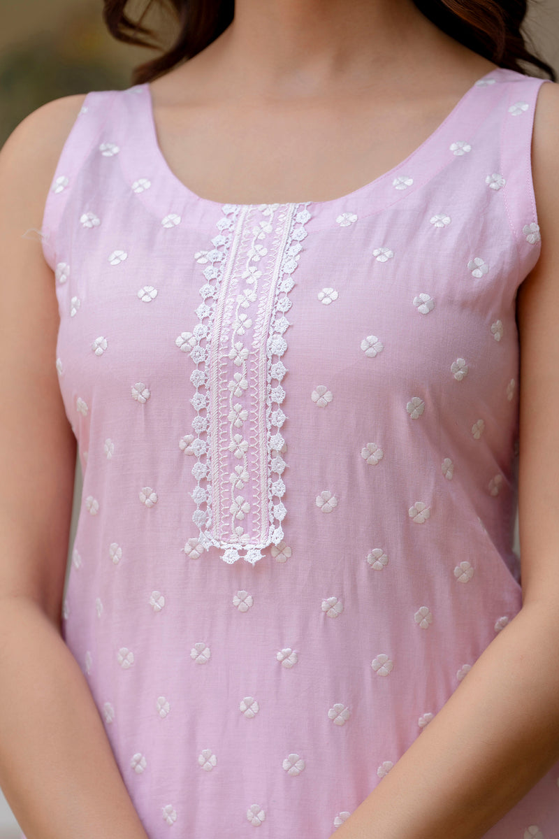 EthniFlair Ethnic Motifs Printed Sequinned Floral Kurta