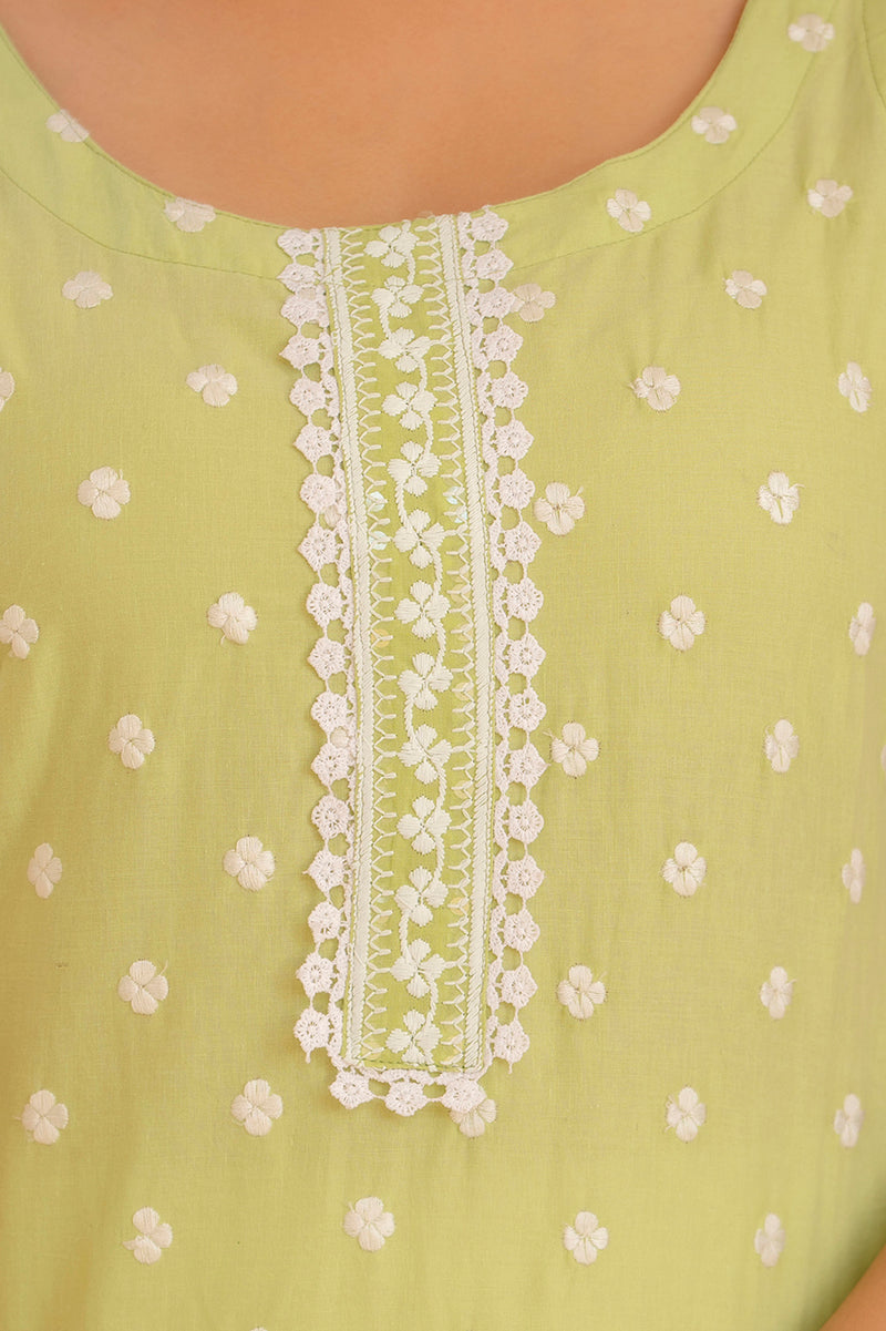 EthniFlair Ethnic Motifs Printed Sequinned Floral Kurta