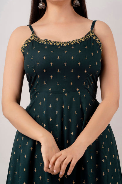 EthniFlair Women Floral Embroidered Kurta With Sharara & Dupatta