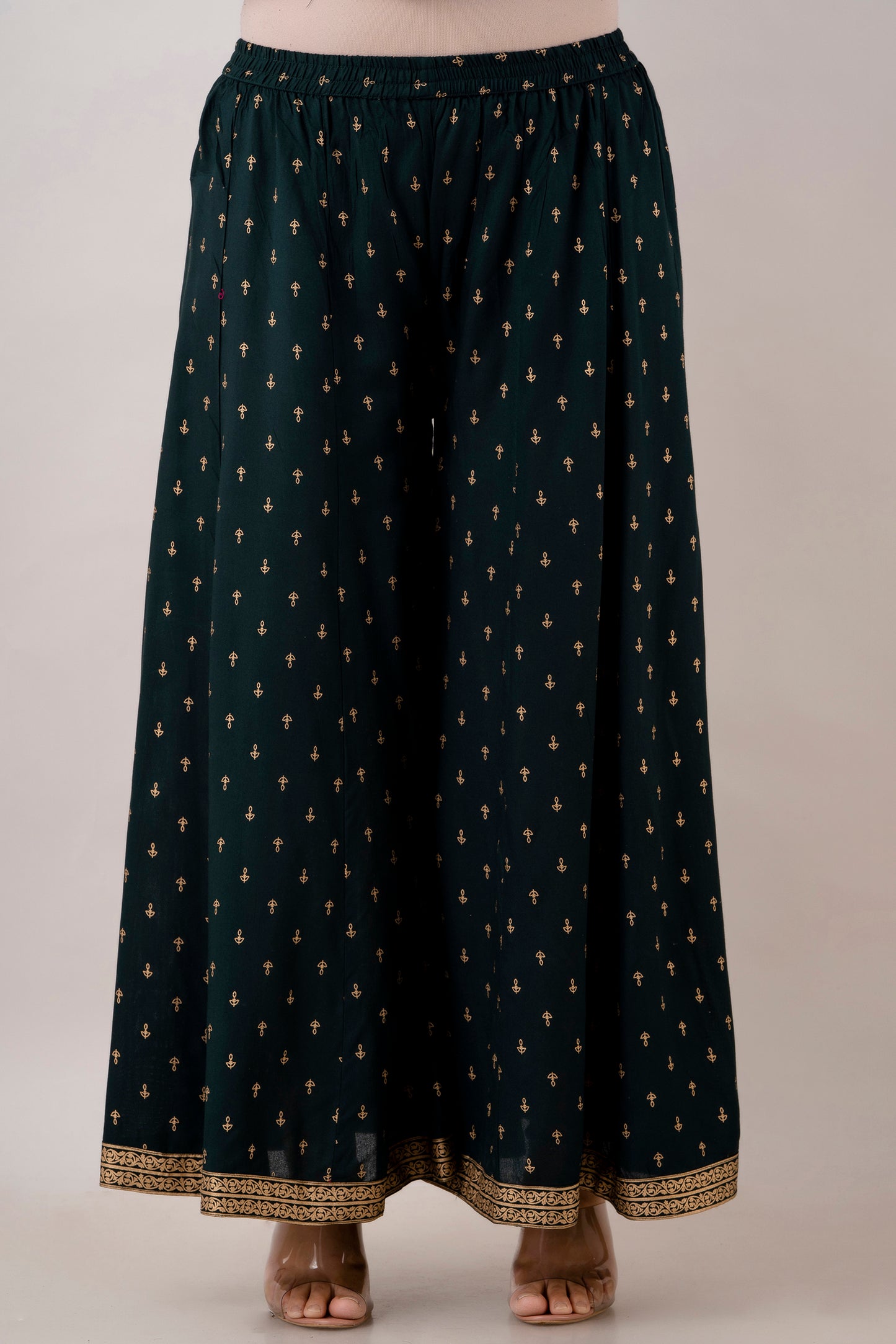EthniFlair Women Floral Embroidered Kurta With Sharara & Dupatta