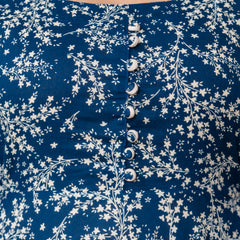 EthniFlair Floral Printed Empire Aari Work Kurta with Pyjamas & Dupatta