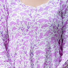 EthniFlair Floral Printed Floral Anarkali Kurta