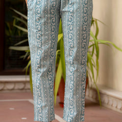 EthniFlair Printed Kurta with Trousers & Dupatta