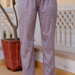 EthniFlair Floral Printed Panelled Thread Work Kurta with Trousers & Dupatta