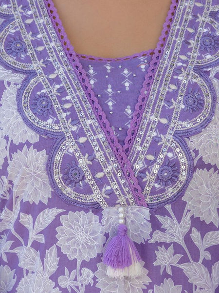 EthniFlair Women Cotton Pintucks detail Straight kurta Pant & Dupatta