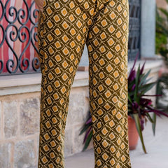 EthniFlair Women Cotton Yoke detail Straight Kurta Pant Dupatta Set