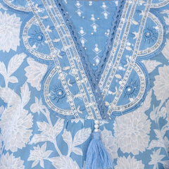 EthniFlair Women Cotton Pintucks detail Straight kurta Pant & Dupatta